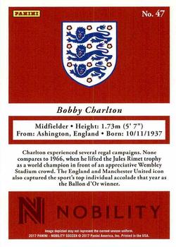 2017 Panini Nobility #47 Bobby Charlton Back