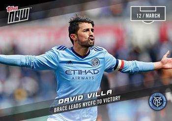 2017 Topps Now MLS #5 David Villa Front