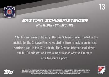2017 Topps Now MLS #13 Bastian Schweinsteiger Back