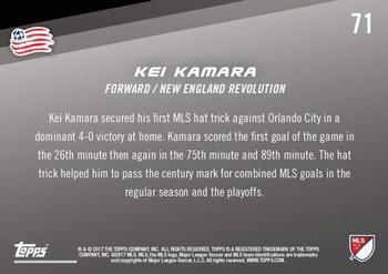 2017 Topps Now MLS #71 Kei Kamara Back