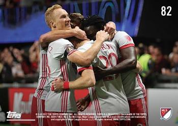 2017 Topps Now MLS #82 Atlanta United Back