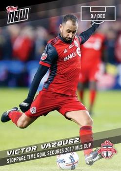 2017 Topps Now MLS #104 Victor Vazquez Front