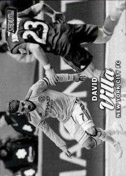 2017 Stadium Club MLS - Black & White #1 David Villa Front