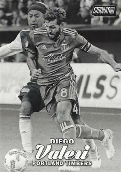 2017 Stadium Club MLS - Black & White #42 Diego Valeri Front