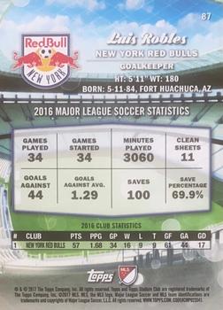 2017 Stadium Club MLS - Gold #87 Luis Robles Back