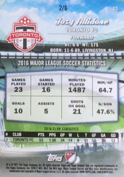 2017 Stadium Club MLS - Members Only #35 Jozy Altidore Back