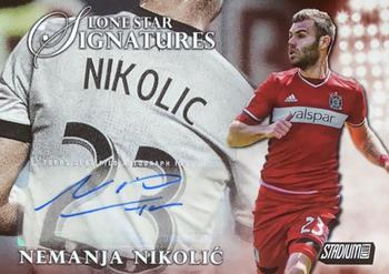 2017 Stadium Club MLS - Lone Star Signatures #LSS-NN Nemanja Nikolic Front