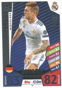 2017-18 Topps Match Attax UEFA Champions League #12 Toni Kroos Front