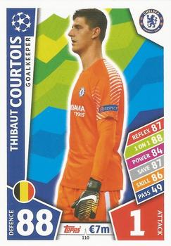 2017-18 Topps Match Attax UEFA Champions League #110 Thibaut Courtois Front