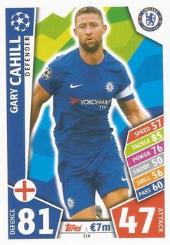 2017-18 Topps Match Attax UEFA Champions League #114 Gary Cahill Front