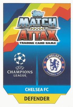 2017-18 Topps Match Attax UEFA Champions League #115 David Luiz Back