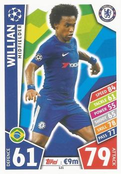 2017-18 Topps Match Attax UEFA Champions League #121 Willian Front