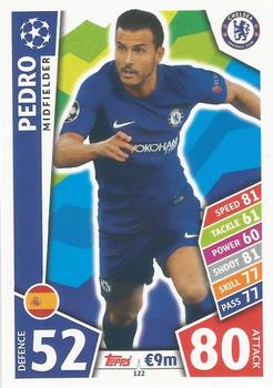 2017-18 Topps Match Attax UEFA Champions League #122 Pedro Front