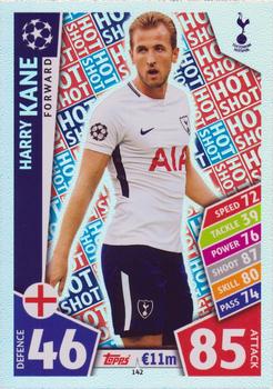 2017-18 Topps Match Attax UEFA Champions League #142 Harry Kane Front