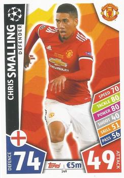 2017-18 Topps Match Attax UEFA Champions League #149 Chris Smalling Front