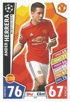 2017-18 Topps Match Attax UEFA Champions League #155 Ander Herrera Front