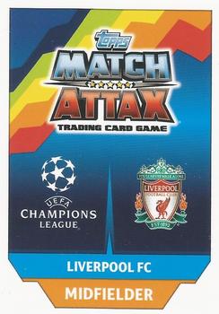 2017-18 Topps Match Attax UEFA Champions League #187 Andrew Robertson Back