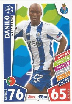 2017-18 Topps Match Attax UEFA Champions League #224 Danilo Front
