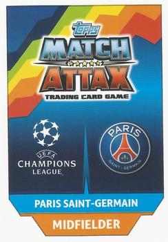 2017-18 Topps Match Attax UEFA Champions League #261 Adrien Rabiot Back