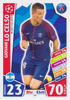 2017-18 Topps Match Attax UEFA Champions League #264 Giovani Lo Celso Front