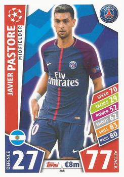 2017-18 Topps Match Attax UEFA Champions League #266 Javier Pastore Front
