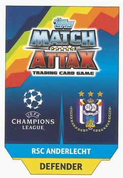 2017-18 Topps Match Attax UEFA Champions League #288 Dennis Appiah / Ivan Obradović Back