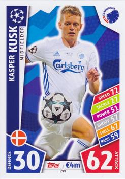 2017-18 Topps Match Attax UEFA Champions League #299 Kasper Kusk Front