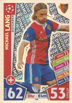 2017-18 Topps Match Attax UEFA Champions League #309 Michael Lang Front