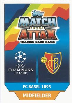 2017-18 Topps Match Attax UEFA Champions League #314 Taulant Xhaka Back