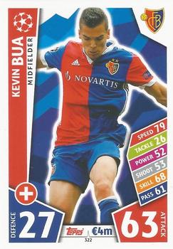 2017-18 Topps Match Attax UEFA Champions League #322 Kevin Bua Front