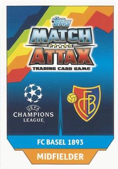 2017-18 Topps Match Attax UEFA Champions League #324 Luca Zuffi / Taulant Xhaka Back