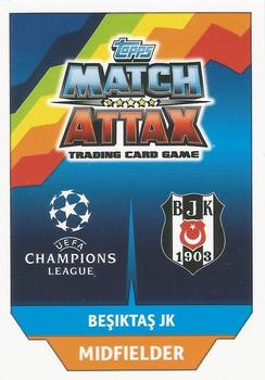 2017-18 Topps Match Attax UEFA Champions League #342 Oğuzhan Özyakup / Atiba Hutchinson Back