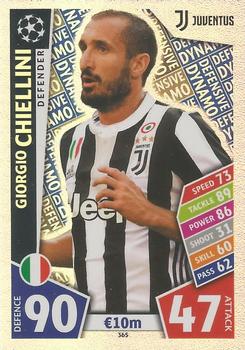 2017-18 Topps Match Attax UEFA Champions League #365 Giorgio Chiellini Front