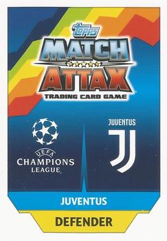 2017-18 Topps Match Attax UEFA Champions League #368 Mattia De Sciglio Back