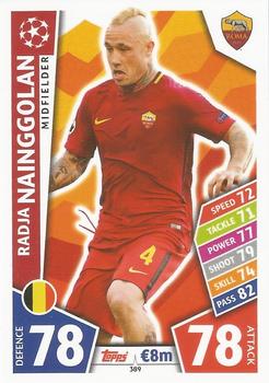 2017-18 Topps Match Attax UEFA Champions League #389 Radja Nainggolan Front