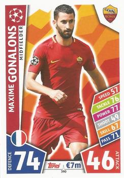 2017-18 Topps Match Attax UEFA Champions League #390 Maxime Gonalons Front