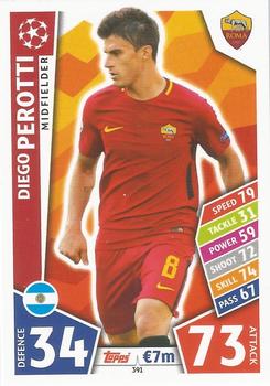 2017-18 Topps Match Attax UEFA Champions League #391 Diego Perotti Front
