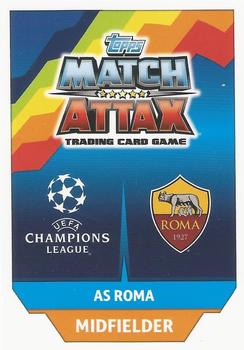 2017-18 Topps Match Attax UEFA Champions League #392 Alessandro Florenzi Back