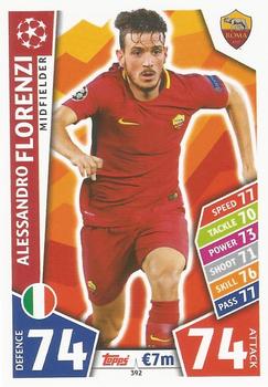 2017-18 Topps Match Attax UEFA Champions League #392 Alessandro Florenzi Front