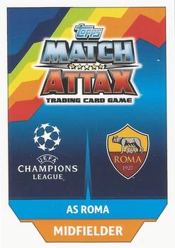 2017-18 Topps Match Attax UEFA Champions League #396 Kevin Strootman / Daniele De Rossi Back