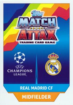 2017-18 Topps Match Attax UEFA Champions League #397 Luka Modrić Back