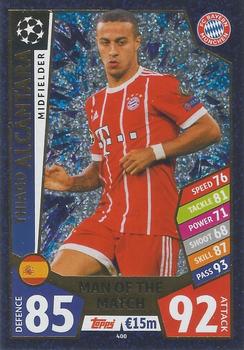 2017-18 Topps Match Attax UEFA Champions League #400 Thiago Alcántara Front