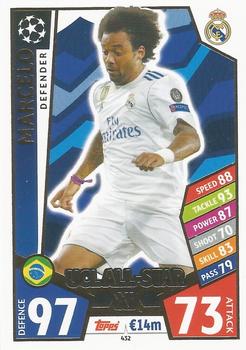 2017-18 Topps Match Attax UEFA Champions League #432 Marcelo Front