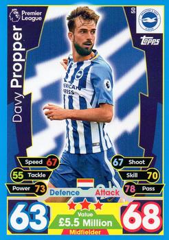 2017-18 Topps Match Attax Premier League #50 Davy Propper Front