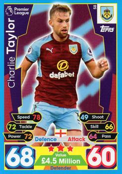 2017-18 Topps Match Attax Premier League #58 Charlie Taylor Front
