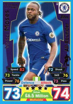 2017-18 Topps Match Attax Premier League #83 Victor Moses Front