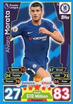 2017-18 Topps Match Attax Premier League #87 Alvaro Morata Front
