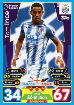 2017-18 Topps Match Attax Premier League #140 Tom Ince Front