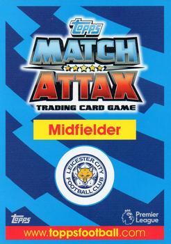2017-18 Topps Match Attax Premier League #158 Marc Albrighton Back
