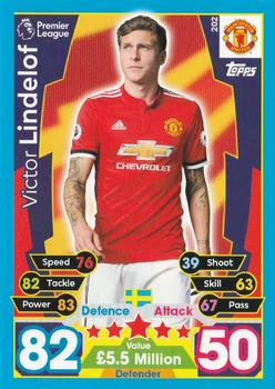 Manchester United #205 Daley Blind Match Attax 2017/18 Premier League 